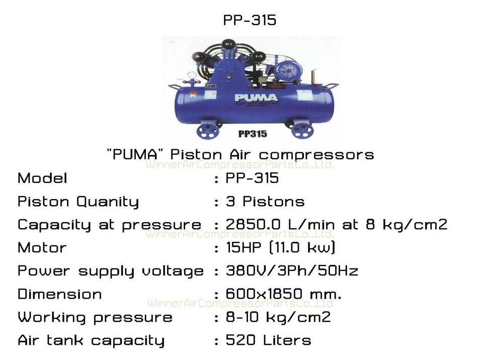 ปั๊มลมลูกสูบพูม่า